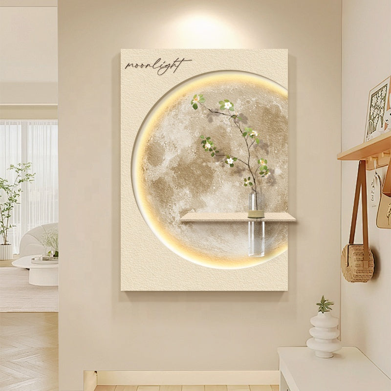 لوحة حائط مودرن مع فازه LED
